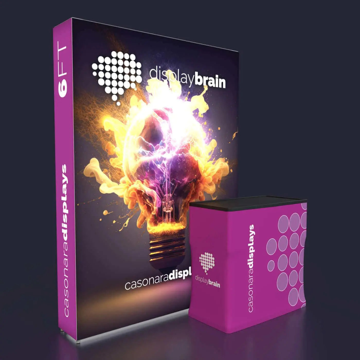 6ft Casonara Backlit Display Wall