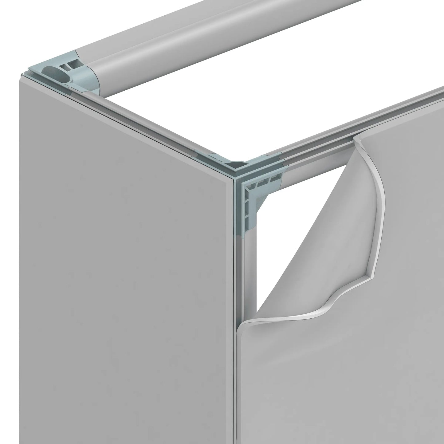 8ft Casonara Backlit Display Wall