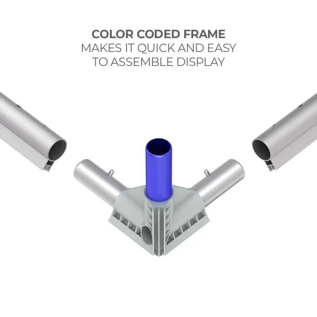 8ft Casonara Backlit Display Wall