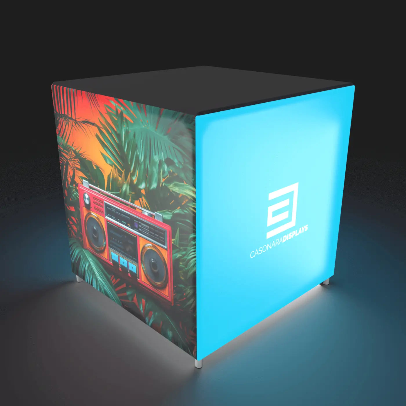3.5’ Casonara Light Box Counter - 100L Cubed