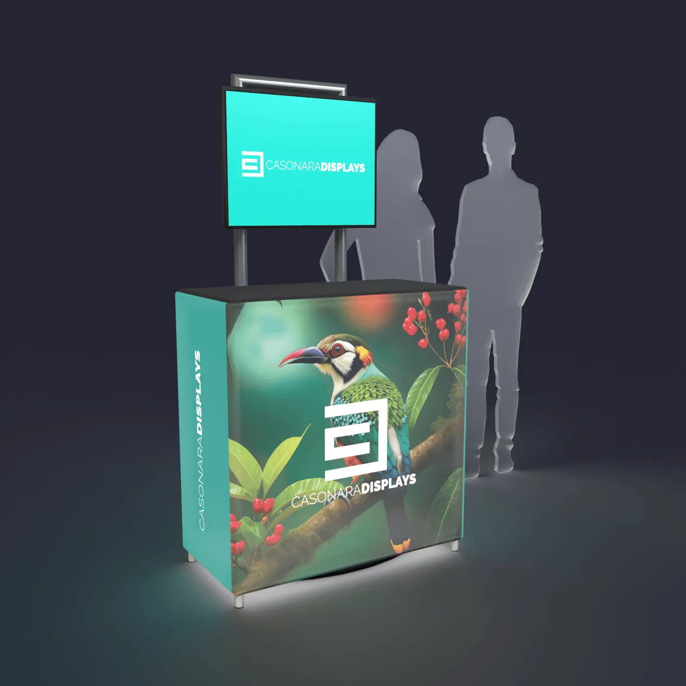 Backlit Trade Show Counters and Booth Podiums-Trade Show Light Box and ...